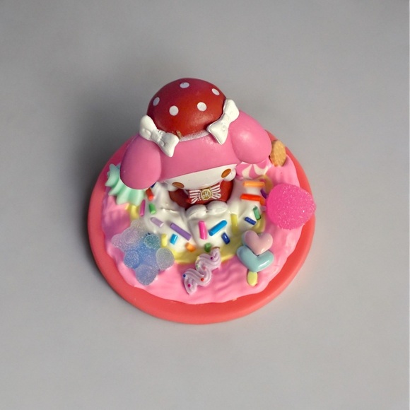 Decoden Small Jar - My Melody Candy Themed Kawaii Junk Case Plastic Container - Picture 3 of 7